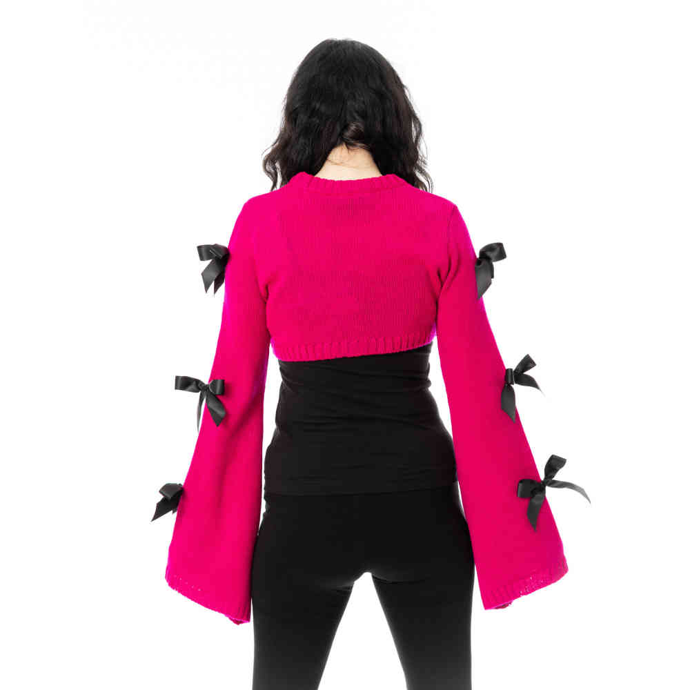Poizen Industries - Shadowbell Schulterjacke/bolero - Rosa